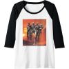 imageStar Wars The Bad Batch Hunter Wrecker Tech Crosshair Sunset Raglan Baseball TeeBlackWhite