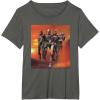 imageStar Wars The Bad Batch Hunter Wrecker Tech Crosshair Sunset TShirtAsphalt Grey