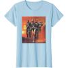 imageStar Wars The Bad Batch Hunter Wrecker Tech Crosshair Sunset TShirtBaby Blue