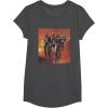 imageStar Wars The Bad Batch Hunter Wrecker Tech Crosshair Sunset TShirtDark Heather Grey