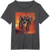 imageStar Wars The Bad Batch Hunter Wrecker Tech Crosshair Sunset TShirtDark Heather Grey