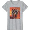 imageStar Wars The Bad Batch Hunter Wrecker Tech Crosshair Sunset TShirtHeather Grey