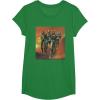 imageStar Wars The Bad Batch Hunter Wrecker Tech Crosshair Sunset TShirtKelly Green