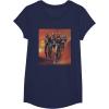 imageStar Wars The Bad Batch Hunter Wrecker Tech Crosshair Sunset TShirtNavy Blue