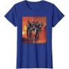 imageStar Wars The Bad Batch Hunter Wrecker Tech Crosshair Sunset TShirtRoyal Blue