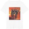 imageStar Wars The Bad Batch Hunter Wrecker Tech Crosshair Sunset TShirtWhite