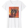 imageStar Wars The Bad Batch Hunter Wrecker Tech Crosshair Sunset TShirtWhite