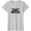 imageStar Wars The Bad Batch Logo V1 TShirtSilver Grey