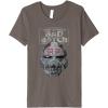imageStar Wars The Bad Batch Wrecker Helmet Sketch Premium TShirtAsphalt Grey