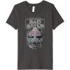 imageStar Wars The Bad Batch Wrecker Helmet Sketch Premium TShirtDark Heather Grey