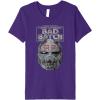 imageStar Wars The Bad Batch Wrecker Helmet Sketch Premium TShirtPurple