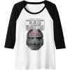 imageStar Wars The Bad Batch Wrecker Helmet Sketch Raglan Baseball TeeBlackWhite