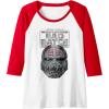 imageStar Wars The Bad Batch Wrecker Helmet Sketch Raglan Baseball TeeRedWhite