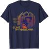 imageStar Wars Luke Skywalker Here to Rescue You TShirt TShirtNavy Blue