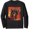 imageStar Wars The Bad Batch Hunter Wrecker Tech Crosshair Sunset Long Sleeve TShirtBlack