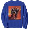imageStar Wars The Bad Batch Hunter Wrecker Tech Crosshair Sunset SweatshirtRoyal Blue