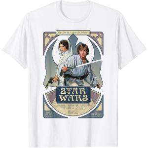 imageStar Wars Luke Skywalker Princess Leia Performance TShirt TShirtWhite