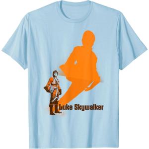 imageStar Wars Luke Skywalker Tall Shadow TShirtBaby Blue