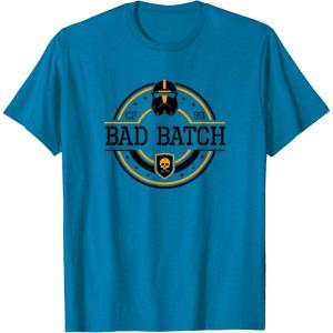 imageStar Wars The Bad Batch CF 99 Badge TShirtSapphire Blue