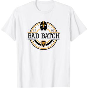 imageStar Wars The Bad Batch CF 99 Badge TShirtWhite
