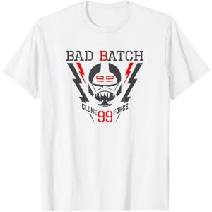 imageStar Wars The Bad Batch Clone Force 99 Logo C1 TShirtWhite