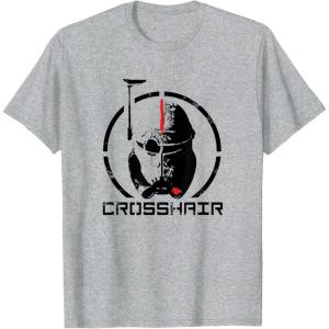 imageStar Wars The Bad Batch Crosshair C1 TShirtHeather Grey
