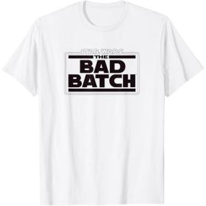 imageStar Wars The Bad Batch Logo V1 TShirtWhite