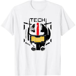 imageStar Wars The Bad Batch Tech C1 TShirtWhite