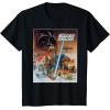 imageStar Wars The Empire Strikes Back Luke Skywalker Vintage TShirtBlack