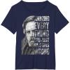imageStar Wars The Last Jedi Luke Skywalker Everything Is Wrong TShirtNavy Blue