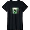 imageStar Wars The Mandalorian Luke Skywalker Jedi Entrance TShirtBlack