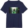 imageStar Wars The Mandalorian Luke Skywalker Jedi Entrance TShirtNavy Blue
