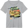 imageStar Wars Welcome To Tatooine Luke Skywalker Poster TShirtHeather Grey