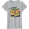 imageStar Wars Welcome To Tatooine Luke Skywalker Poster TShirtHeather Grey
