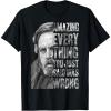 imageStar Wars The Last Jedi Luke Skywalker Everything Is Wrong TShirtBlack