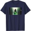 imageStar Wars The Mandalorian Luke Skywalker Jedi Entrance TShirtNavy Blue