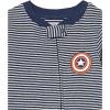 imageAmazon Essentials Disney  Marvel  Star Wars Unisex Babies and Toddlers SnugFit Cotton Footed Pajamas MultipacksMarvel Captain America
