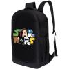 imageSTAR WARS Lucasfilm Backpack Black R2D2 18 Inch Air Mesh Padded BagLogo 2