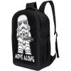 imageSTAR WARS Lucasfilm Backpack Black R2D2 18 Inch Air Mesh Padded BagStorm Trooper