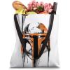 imageStar Wars Boba Fett Helmet Paint Drip White Tote Bag
