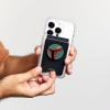 imageStar Wars Boba Fett Helmet PopSockets Adhesive PopGripMagnetic PopWallet