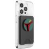 imageStar Wars Boba Fett Helmet PopSockets Adhesive PopGripMagnetic PopWallet