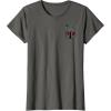 imageStar Wars Boba Fett Left Chest Graphic TShirt TShirtAsphalt Grey