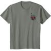 imageStar Wars Boba Fett Left Chest Graphic TShirt TShirtOlive Heather