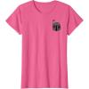 imageStar Wars Boba Fett Left Chest Graphic TShirt TShirtPink Heather