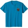 imageStar Wars Boba Fett Left Chest Graphic TShirt TShirtSapphire Blue