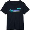 imageStar Wars Skeleton Crew Blue Galaxy Vintage Speeders TShirtBlack