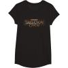 imageStar Wars Skeleton Crew Distressed Metal Title Logo TShirtBlack