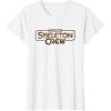 imageStar Wars Skeleton Crew Distressed Metal Title Logo TShirtWhite