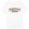 imageStar Wars Skeleton Crew Distressed Metal Title Logo TShirtWhite